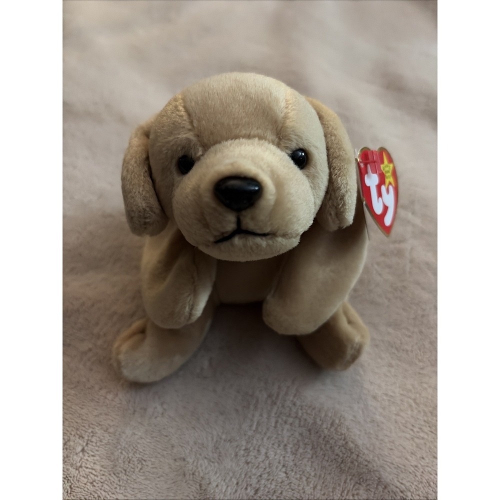 Ty Original Beanie Babies FETCH The Dog Plush Toy With Tags